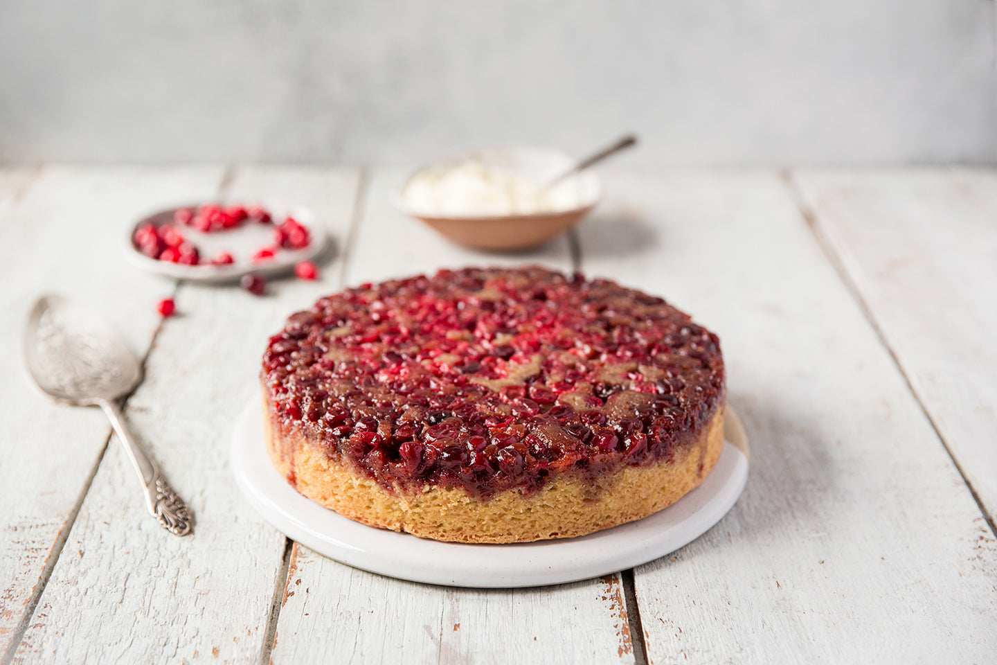 Cranberry Upside Down Cake | Vermont Creamery