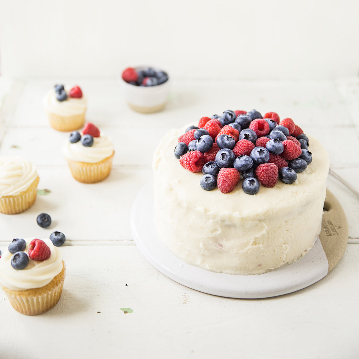 Mascarpone Berry Cakes & Cupcakes | Vermont Creamery